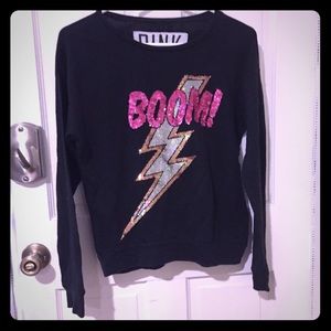 PINK by VS Comic Sweatshirt