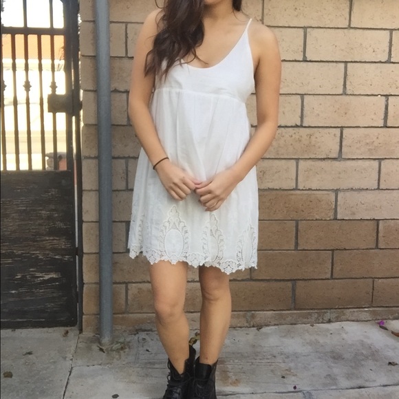 SOLD White Lace Dress