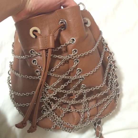 Olivia + Joy Handbags - Olivia+Joy brown chain purse