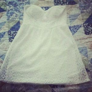 White tube dress