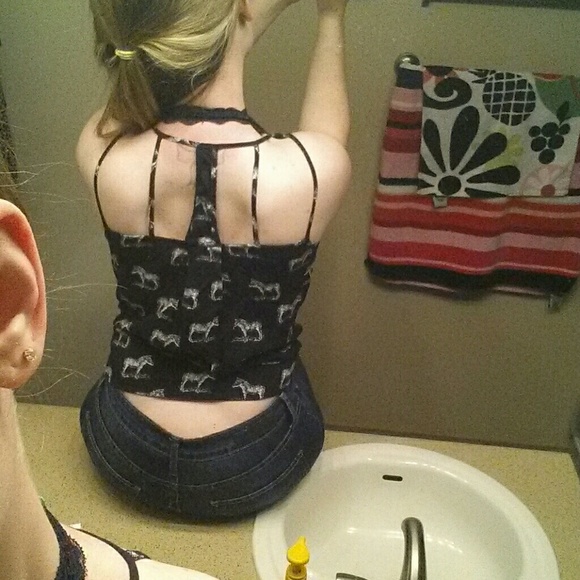 DONATED 🦓 Strappy Zebra Tank - Picture 2 of 3