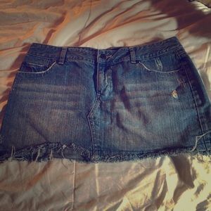 Blue jean skirt