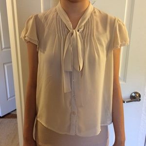 Forever 21 Cream Blouse