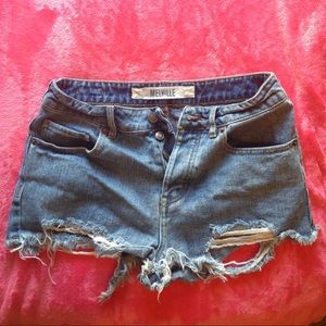 Brandy Melville destroyed denim shorts