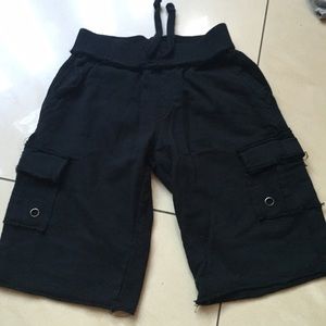 Black Cargo shorts