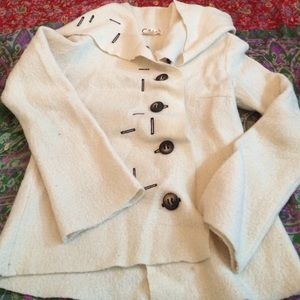 Boiled wool sweater