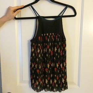 Urban Outfitters high neck floral blouse