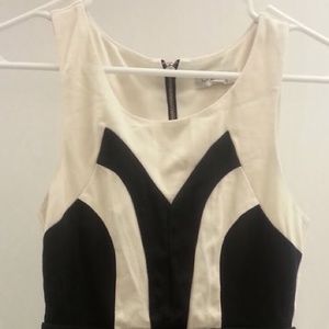 Olsenboye, Pencil Dress, Black and Off-White, Sz 7