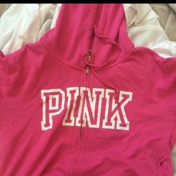 Hot pink VS hoodie