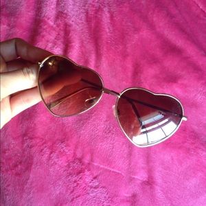 Urban Outfitters heart shaped festival glasses