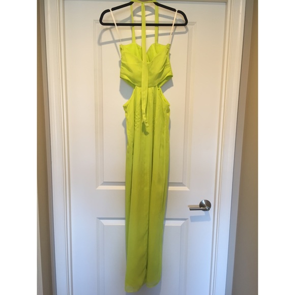 BCBGeneration Dresses - Neon cut-out Maxi Dress BCBGeneration Dresses - Neon cut-out Maxi Dress