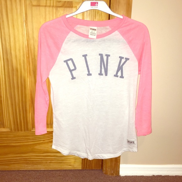 Pink RAGLAN top