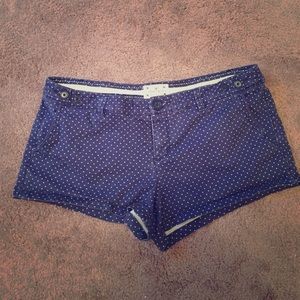 AE Navy Dot Shorties Shorts