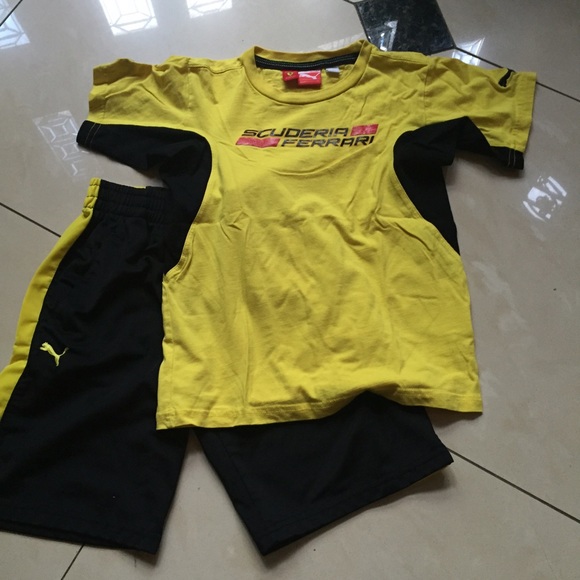 Yellow short set