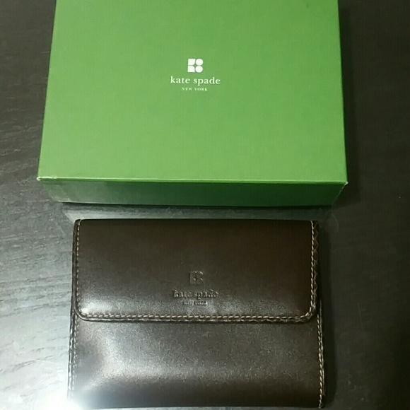 Kate Spade Stacy Chocolate Leather Wallet