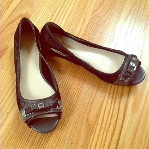 Cole Haan Janelle Open Toe Ballet Flats