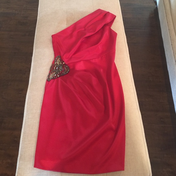 Red cocktail dress. Will donate if I have no offer