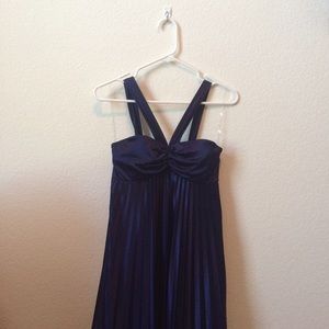 Royal blue long dress