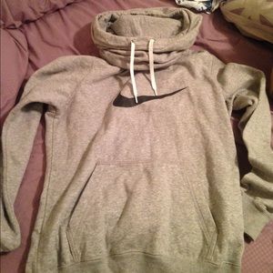 Medium gray nike hoodie worn once