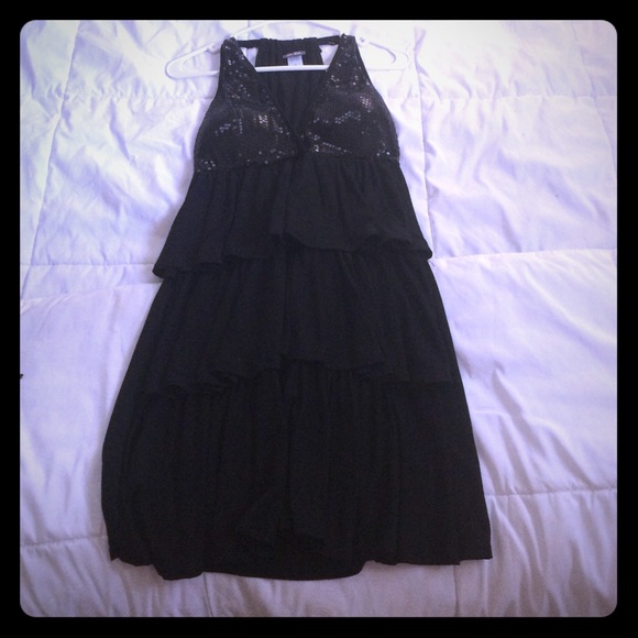 Sequin Layer Dress