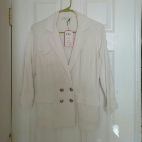 White Casual Blazer