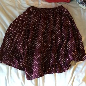 Brandy Melville Polka Dot Skirt