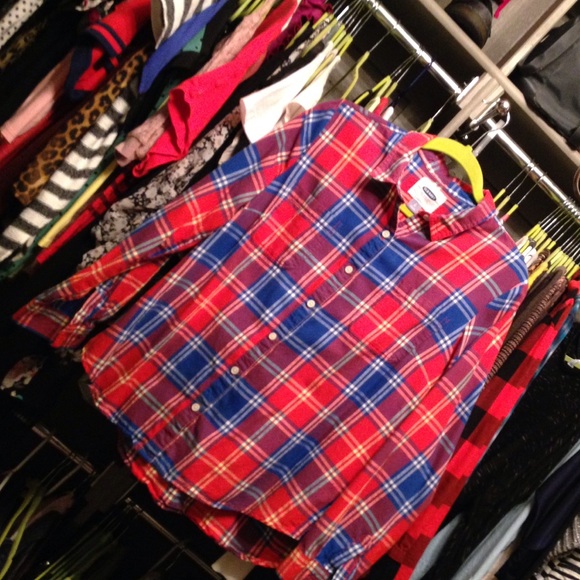 Plaid long sleeve shirt