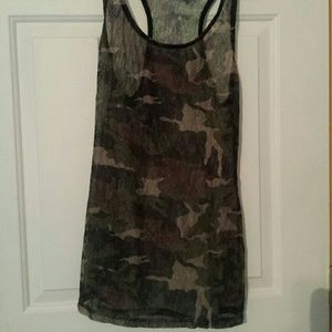 Camo Cover Up/Tank Dress