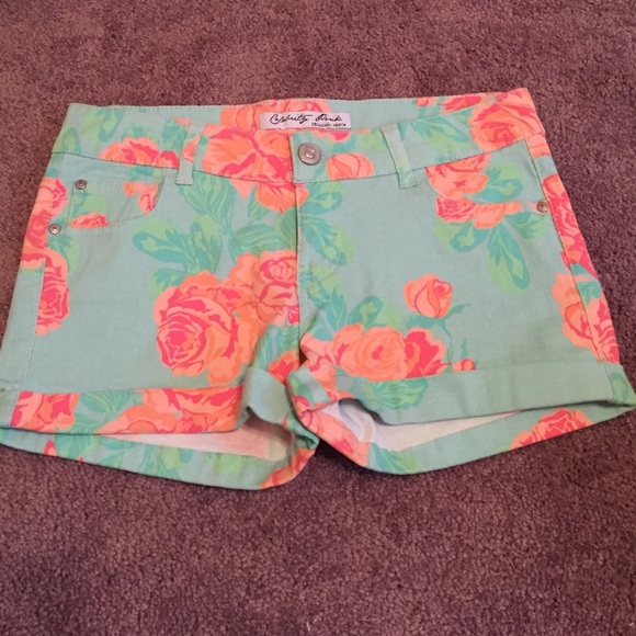 NWOT Neon Printed Shorts