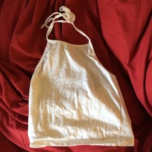 Brandy Melville White Halter Top