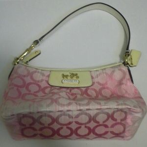 Coach small pink ombre bag