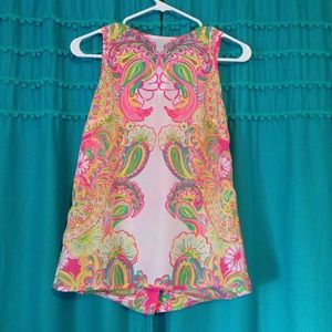 Lilly Pulitzer Iona sleeveless silk shirt
