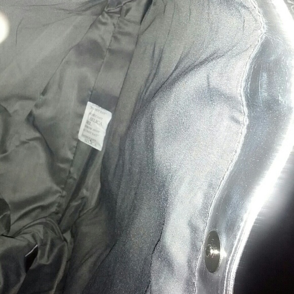 VERA WANG TOTE SILVER WITH PINK &GREY STITCHING - Picture 2 of 4