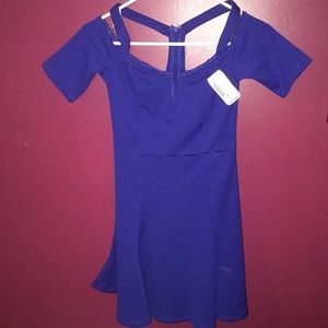 Navy cutout dress! NWT Love culture