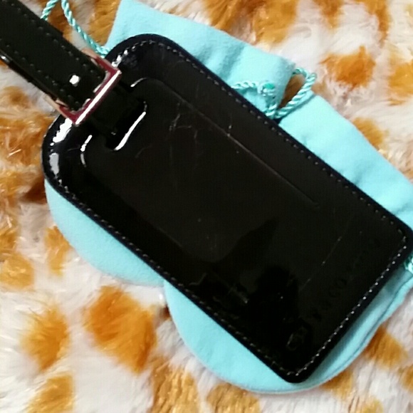 Tiffany leather luggage tag
