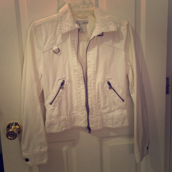 White denim jacket