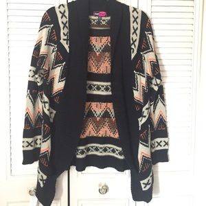 Knit cardigan sweater