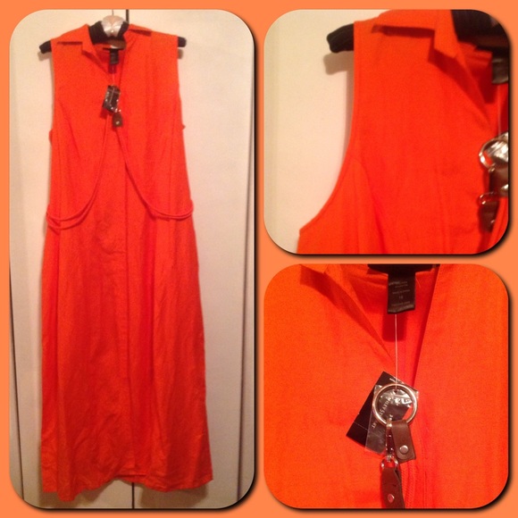 Classy Tangerine Dress
