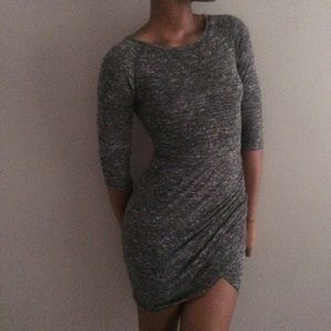 Grey Zara TRF dress