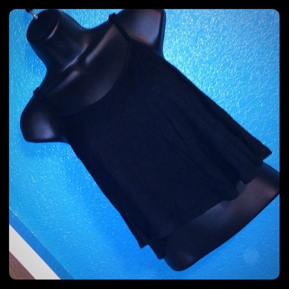 Black crop top