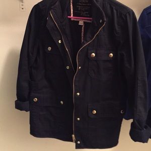 Brand new navy J. Crew military jacket