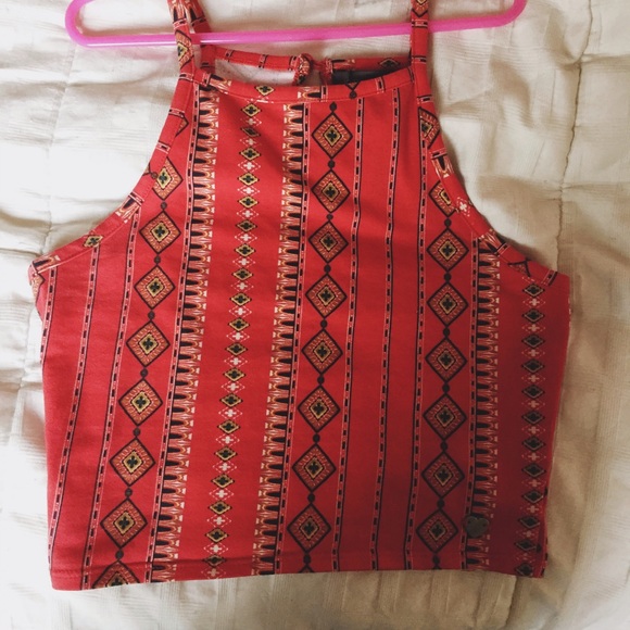 Kendall & Kylie halter crop top