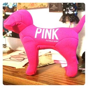 A pink dog