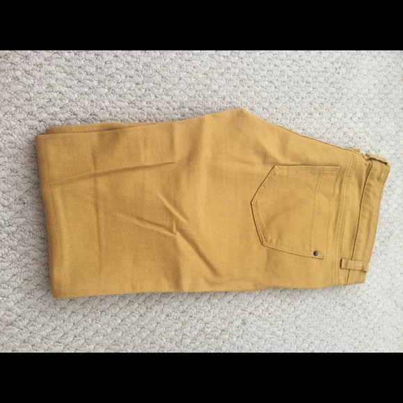 Forever 21  I love h81 mustard relaxed denim