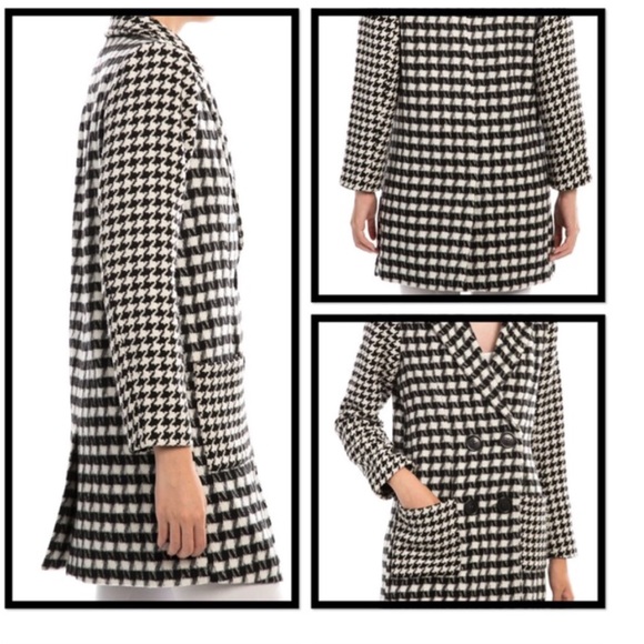 BLACK AND IVORY WALKING COAT - SIZE MEDIUM - Picture 3 of 4