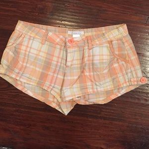 Plaid Charlotte Russe shorts