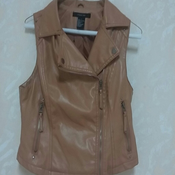 Jackets & Blazers - Faux Leather Vest
