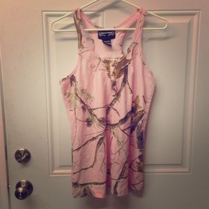 Realtree Pink Camo Tank Top.