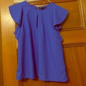 Small royal blue top