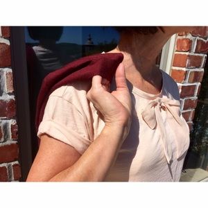 Darling, blush bow top! J. Crew!